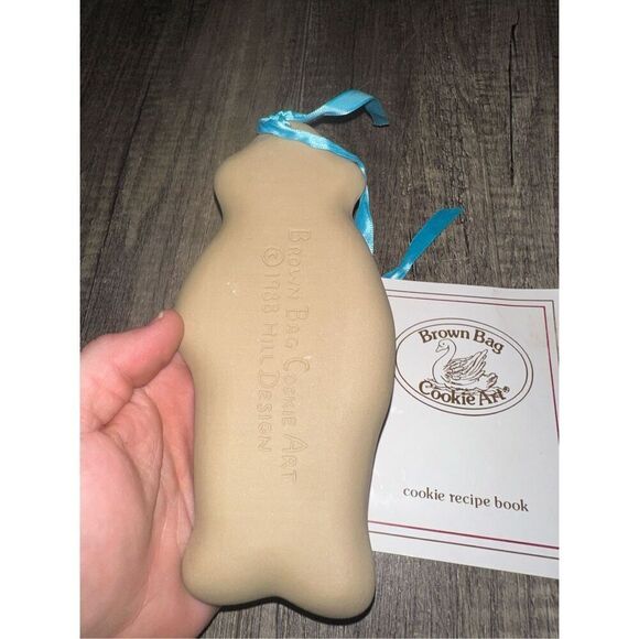 Brown Bag Cookie Art Cookie Press Mold Scarecrow 1988 Hill Design - Picture 4 of 4